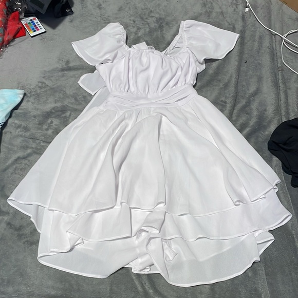 exlura womens size small off the shoulder - open back dress - Picture 4 of 4